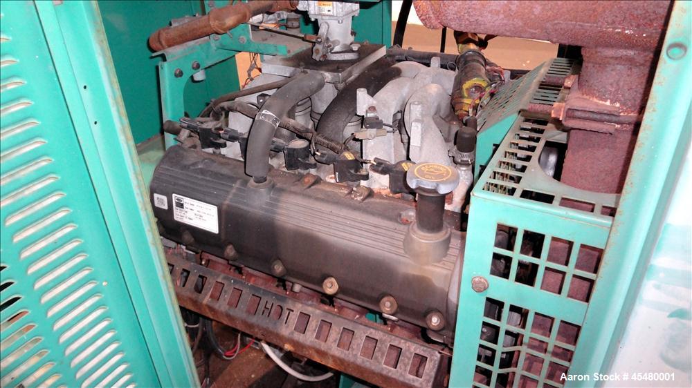 Used Cummins 60 kW natural gas generator, model GGHE. Ford WSG-1068 6.8L engine