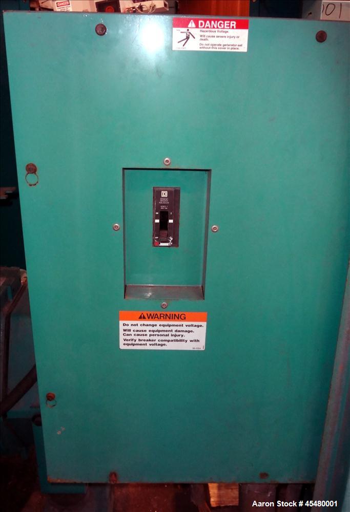 Used Cummins 60 kW natural gas generator, model GGHE. Ford WSG-1068 6.8L engine