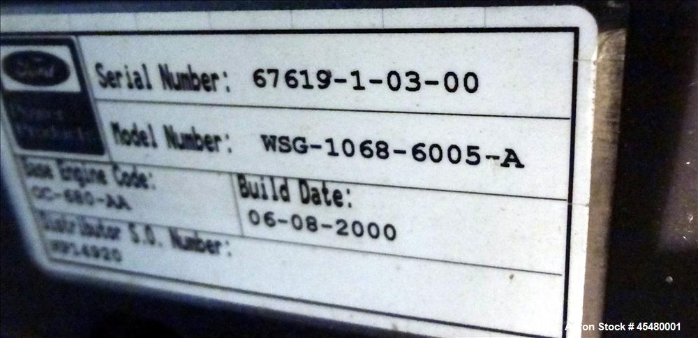Used Cummins 60 kW natural gas generator, model GGHE. Ford WSG-1068 6.8L engine