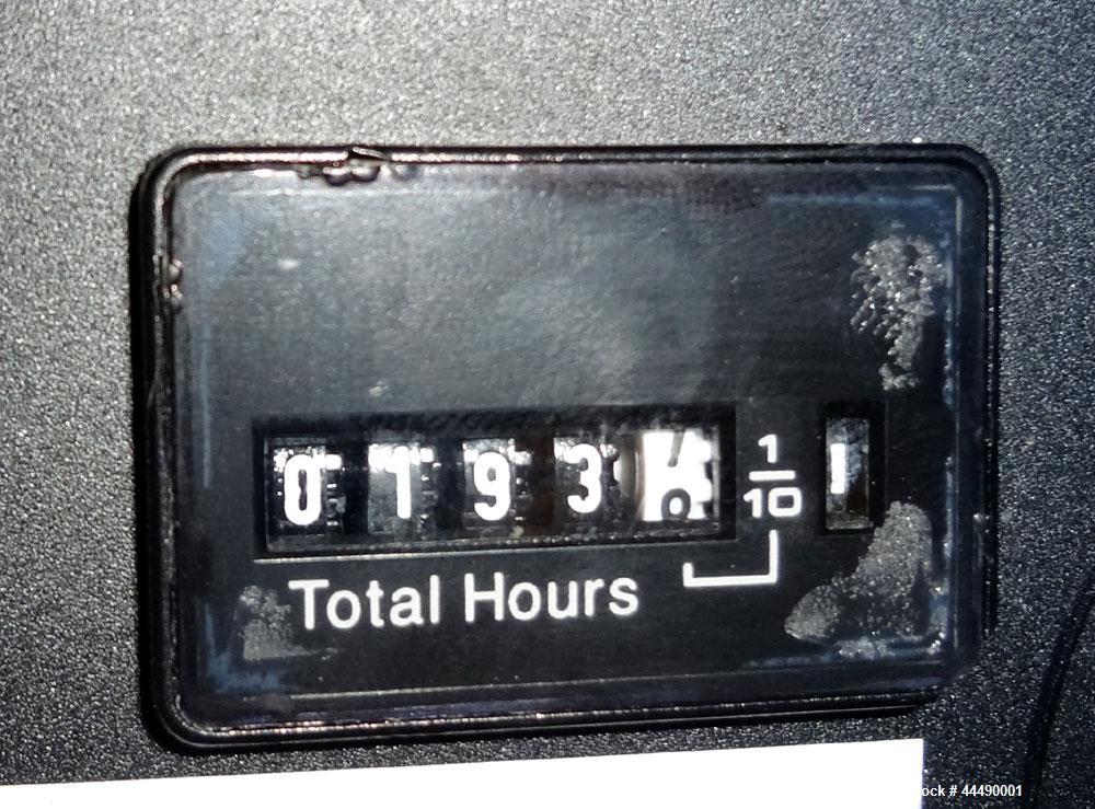 Used Cummins 100 kW Standby Natural Gas Generator Set, Model GGHH-5003184, Serial #J010295640.  Ford WSG-1068 engine rated 176 hp @ 1800 rpm. 3/60/277/480V, rated 67 kW 1/60/120V. 175 Amp main-line c...