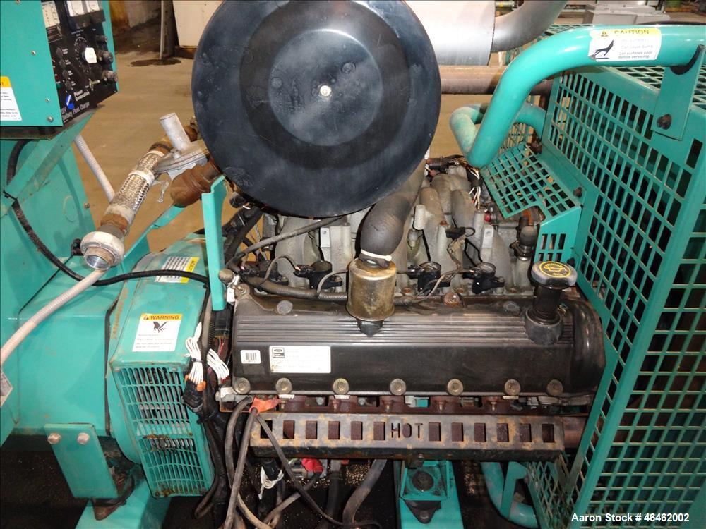 Used Cummins 100 kW standby natural gas generator set, model GGHH
