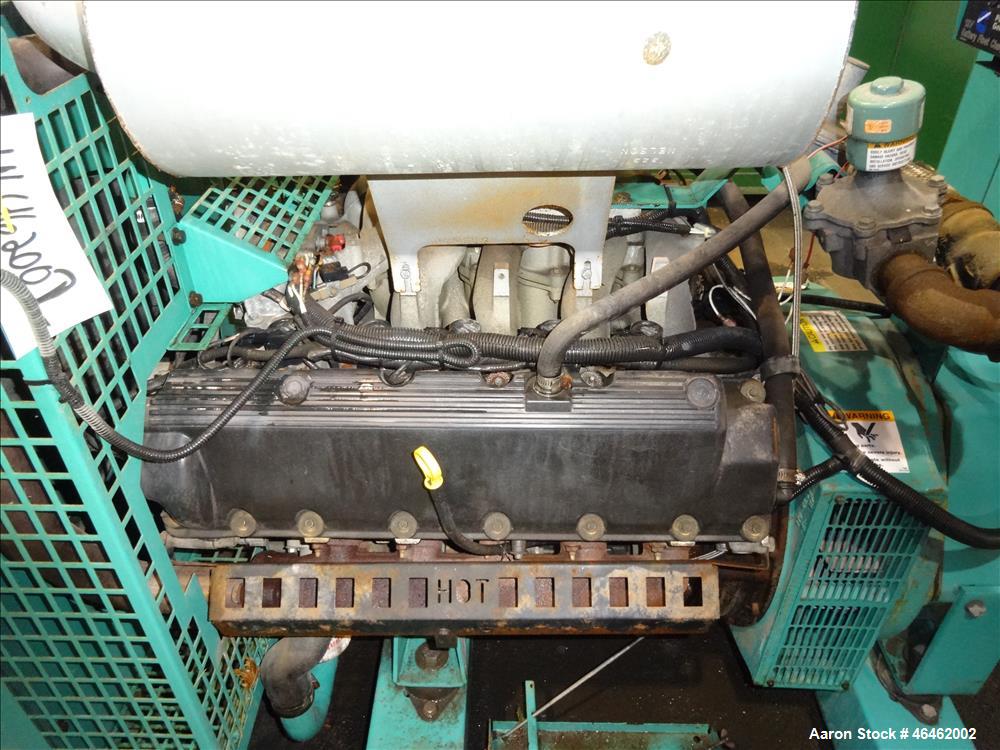 Used Cummins 100 kW standby natural gas generator set, model GGHH