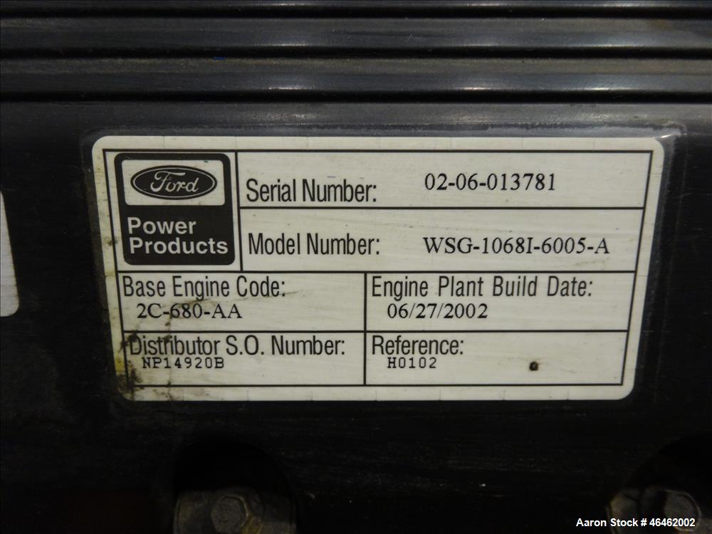Used Cummins 100 kW standby natural gas generator set, model GGHH