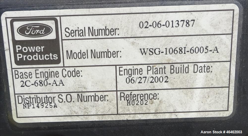 Used Cummins 100 kW standby natural gas generator set, model GGHH-5565115