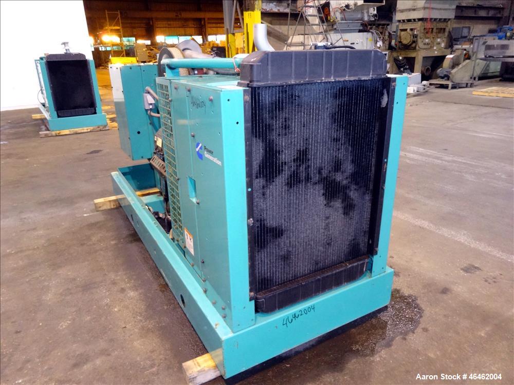Used Cummins 100 kW standby natural gas generator set, model GGHH