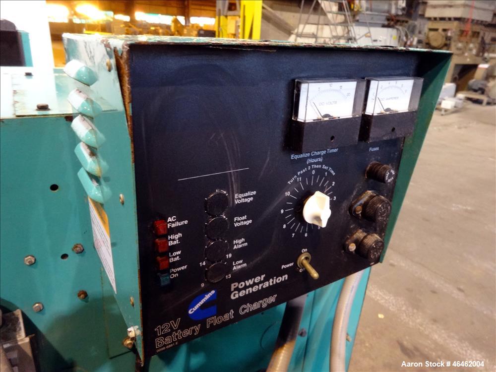 Used Cummins 100 kW standby natural gas generator set, model GGHH