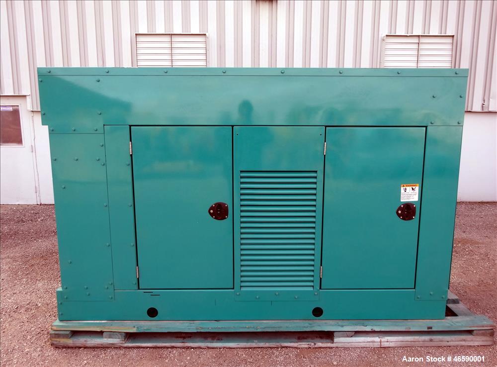 Used- Cummins 100 kW natural gas generator set model GGHH-5776259, SN-I060976839. Ford WSG-1068 engine rated 176 HP at 1800 ...