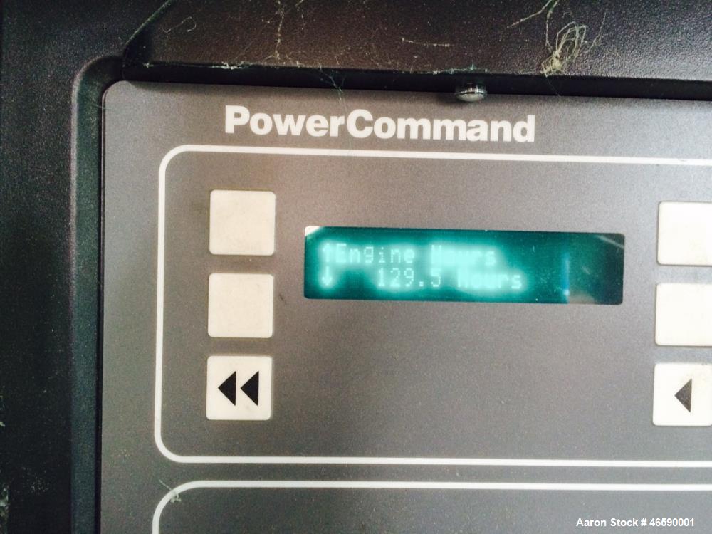 Used Cummins 100 kW natural gas generator set model GGHH-5776259, SN-I060976839. Ford WSG-1068 engine rated 176 HP at 1800 RPM, SN-06RS59698. 3/60/120/208V, 12 lead reconnectable to other voltages. 4...
