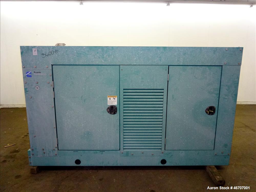 Used Cummins 150 kW natural gas generator model GGLB. GM8.1L-HO engine.