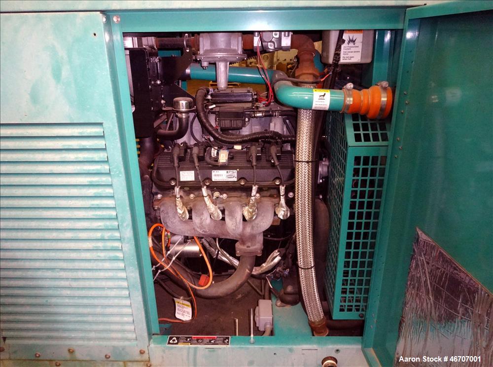 Used Cummins 150 kW natural gas generator model GGLB. GM8.1L-HO engine.