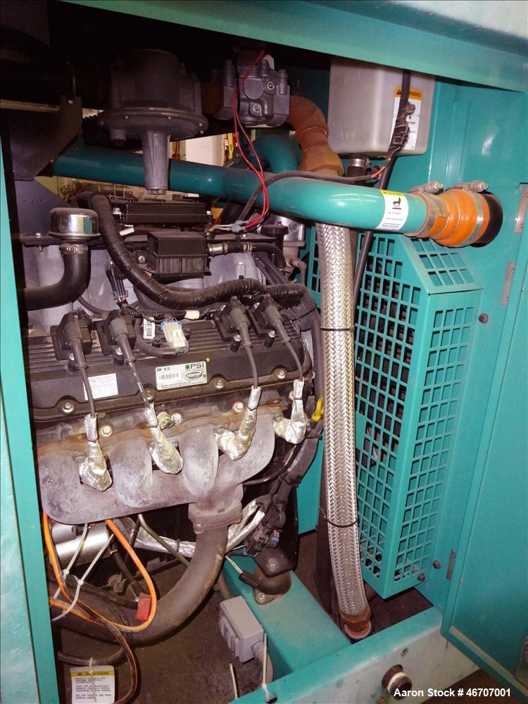 Used Cummins 150 kW natural gas generator model GGLB. GM8.1L-HO engine.
