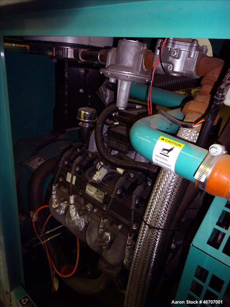 Used Cummins 150 kW natural gas generator model GGLB. GM8.1L-HO engine.