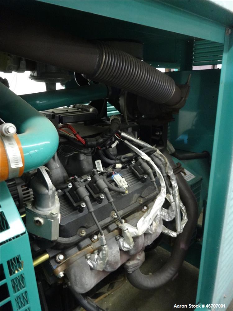 Used Cummins 150 kW natural gas generator model GGLB. GM8.1L-HO engine.