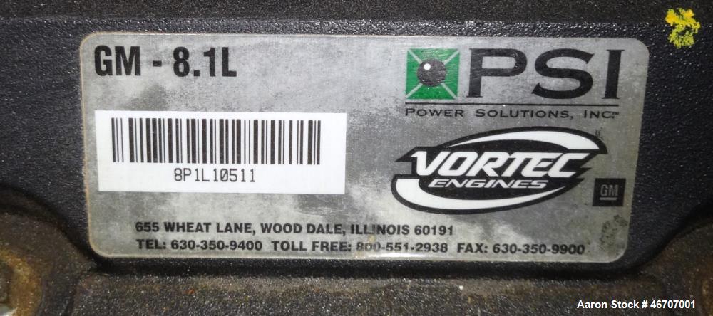 Used Cummins 150 kW natural gas generator model GGLB. GM8.1L-HO engine.