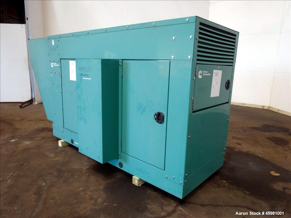 Used Cummins 150 kW natural gas generator, model GGLB. GM8.1L-HO engine.