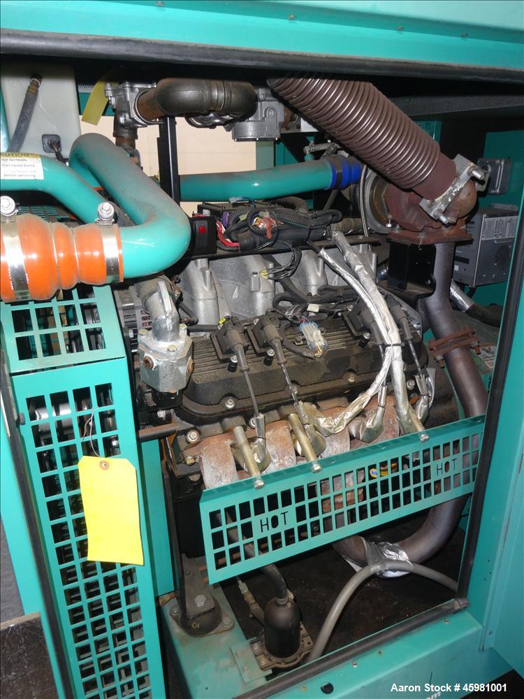 Used Cummins 150 kW natural gas generator, model GGLB. GM8.1L-HO engine.