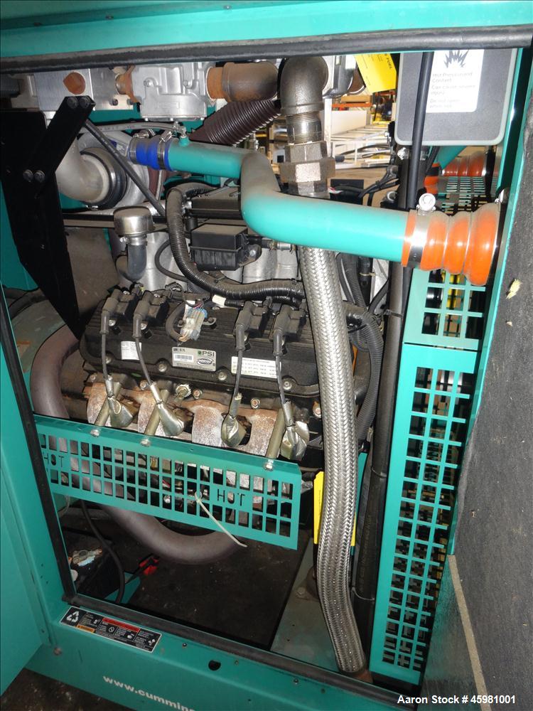 Used Cummins 150 kW natural gas generator, model GGLB. GM8.1L-HO engine.