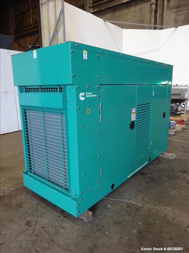 Used 2011 Cummins 150 kW natural gas generator, model GGLB. GM8.1L-HO engine