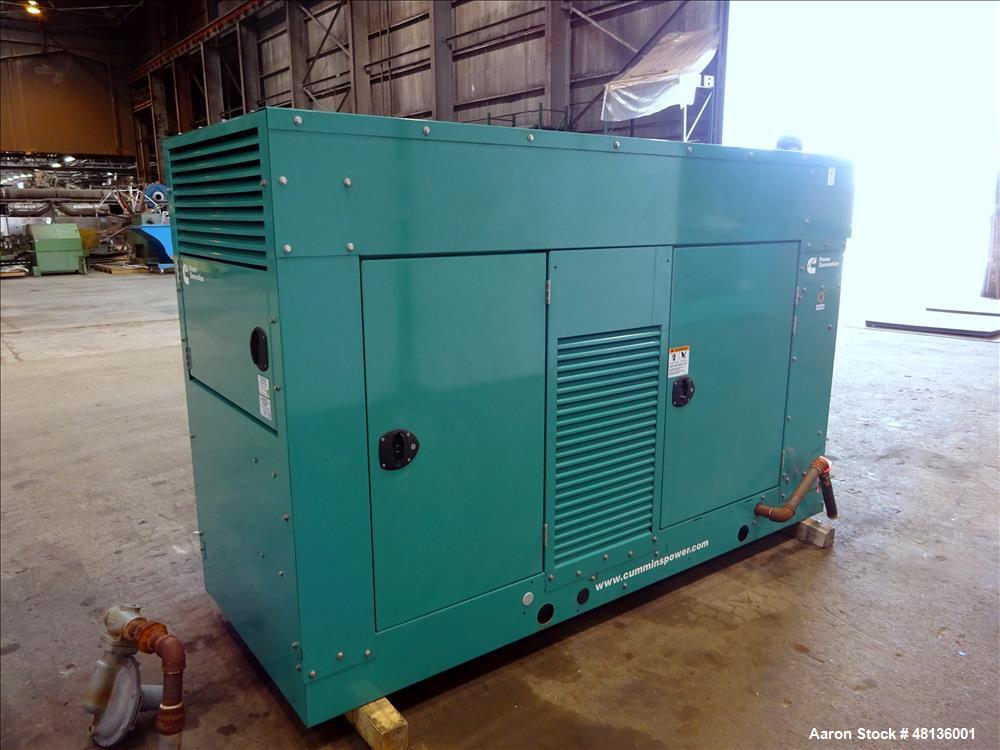 Used 2011 Cummins 150 kW natural gas generator, model GGLB. GM8.1L-HO engine