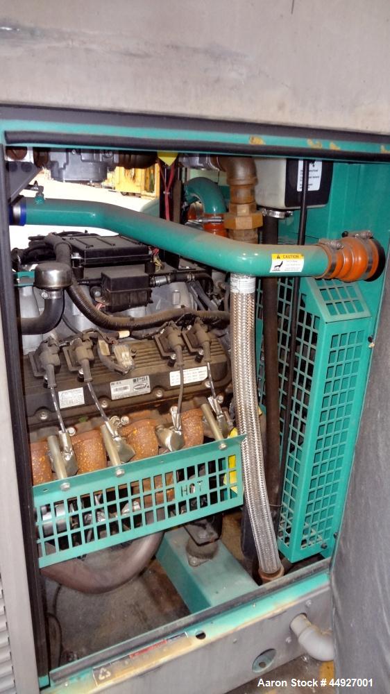 Used Cummins 150 kW Standby Natural Gas Generator Set, Model GGLB-5769053, Serial #G060941941.  GM8.1L-HO engine rated 225 hp at 1800 rpm, EPA certified to SI stationary emission regulation 40 CFR, p...