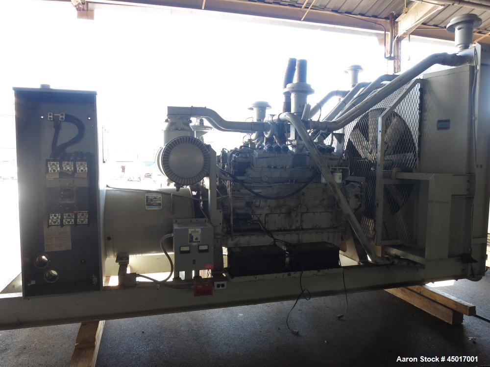 Used Cummins 300 kW Standby Natural Gas Generator Set, Model GTA-1710.