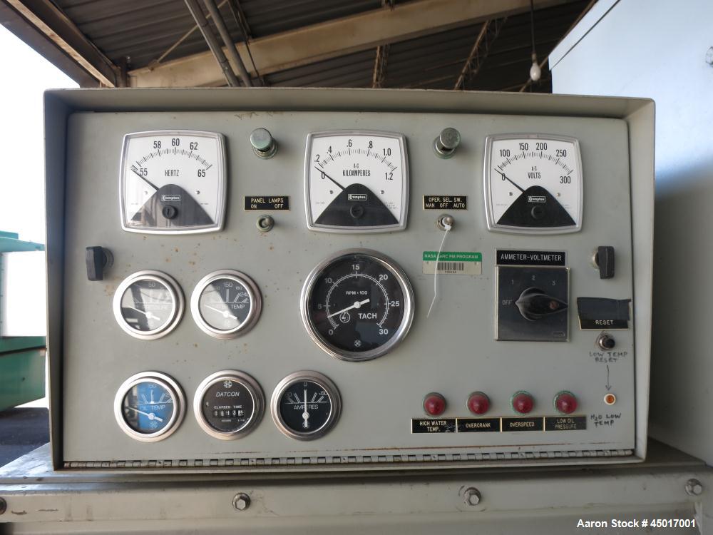 Used Cummins 300 kW Standby Natural Gas Generator Set, Model GTA-1710.