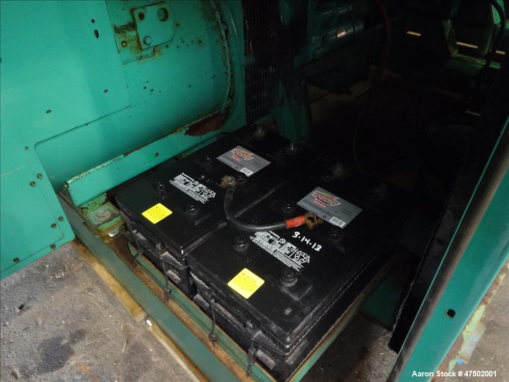 Used Cummins 500 kW Natural Gas Generator. Cummins GTA28 engine.
