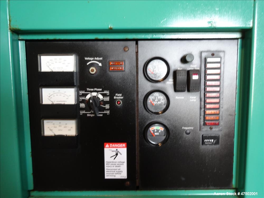 Used Cummins 500 kW Natural Gas Generator. Cummins GTA28 engine.