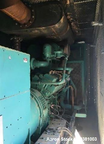 Used- Cummins Generator, 880  KW,  Natural Gas, Model  GTA50-G3