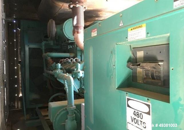 Used Cummins Generator, 880  KW,  Natural Gas, Model  GTA50-G3