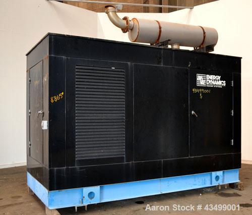 Used Cummins 200 kW Natural Gas Generator Set. Cummins model GTA855A engine rated 310 HP @ 1800 RPM SN-25205665. 3/60/277/480V. MagnaMax generator, model M10765-01-0595. 400 Amp main-line circuit bre...