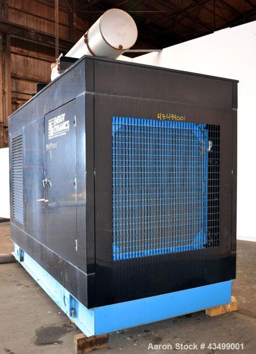 Used Cummins 200 kW Natural Gas Generator Set. Cummins model GTA855A engine rated 310 HP @ 1800 RPM SN-25205665. 3/60/277/480V. MagnaMax generator, model M10765-01-0595. 400 Amp main-line circuit bre...