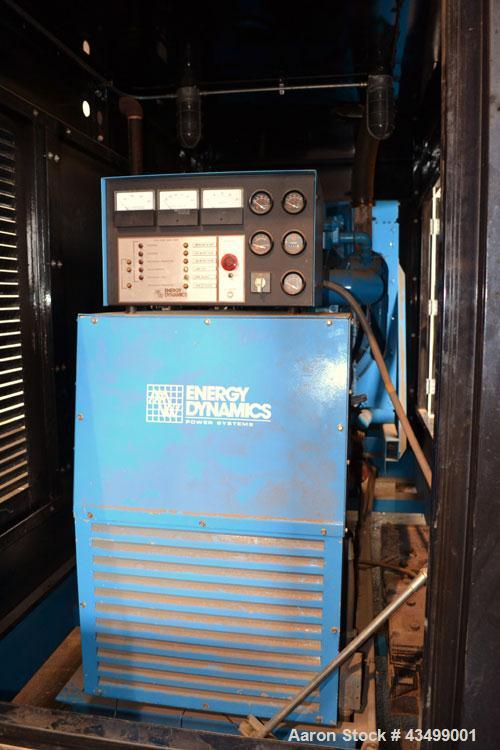 Used Cummins 200 kW Natural Gas Generator Set. Cummins model GTA855A engine rated 310 HP @ 1800 RPM SN-25205665. 3/60/277/480V. MagnaMax generator, model M10765-01-0595. 400 Amp main-line circuit bre...