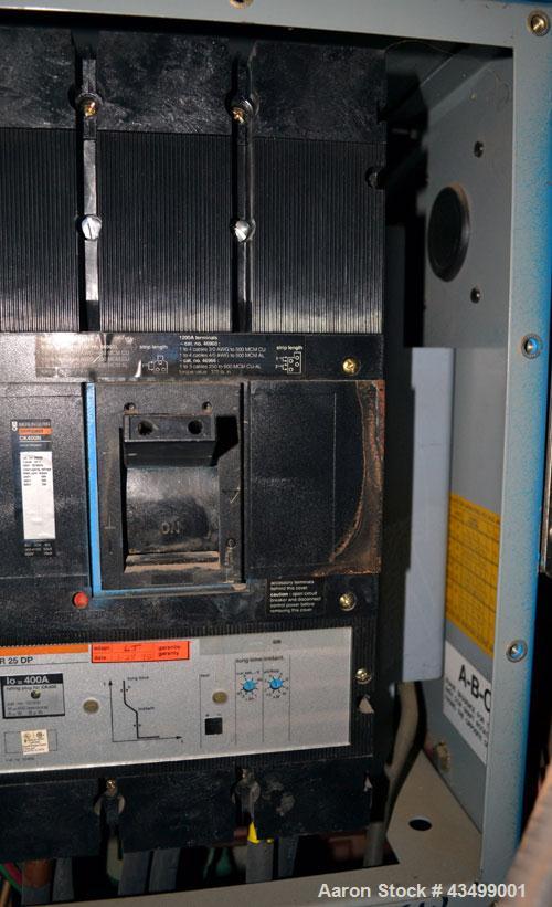 Used Cummins 200 kW Natural Gas Generator Set. Cummins model GTA855A engine rated 310 HP @ 1800 RPM SN-25205665. 3/60/277/480V. MagnaMax generator, model M10765-01-0595. 400 Amp main-line circuit bre...
