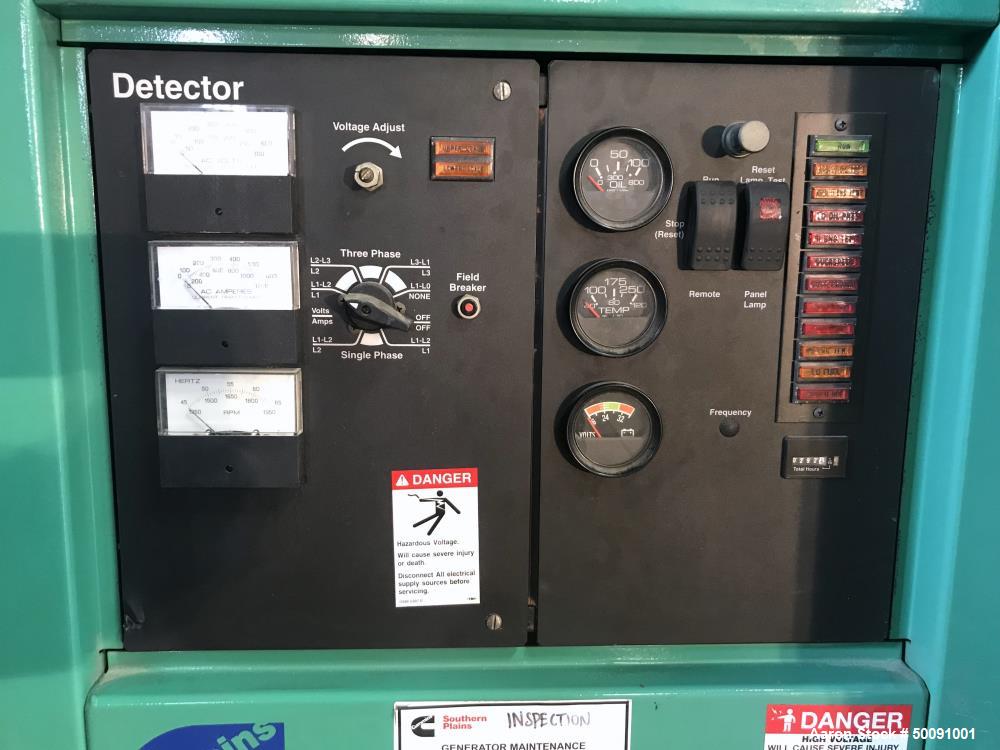 Used Cummins 215 kW Natural Gas Generator.