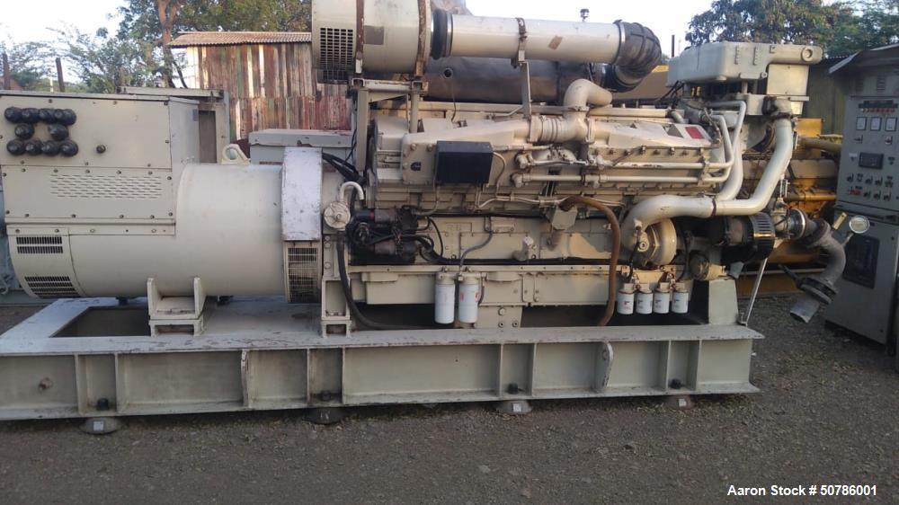 Used- Cummins 1200/1500 kW Standby Diesel Generator Set