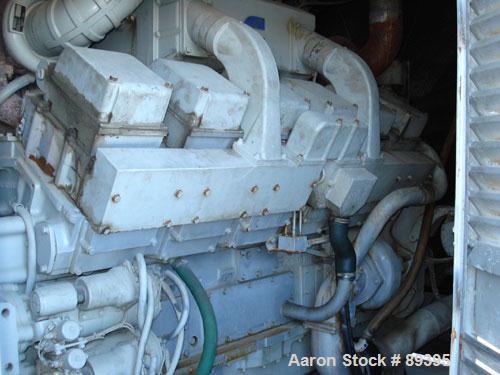 Used Cummins 775 kW Diesel Generator Set. Cummins model KTA38-GI engine, serial #31132466, rated 1135 hp at 1800 rpm. O'Brien generator end, 3/60/277/480 volt, model OB775KWDW63, serial #3029. Curren...