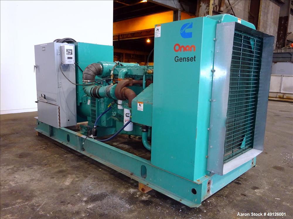 Used Onan 250 kW Standby Diesel Generator Set, Model 250DFAC, SN-L920494533