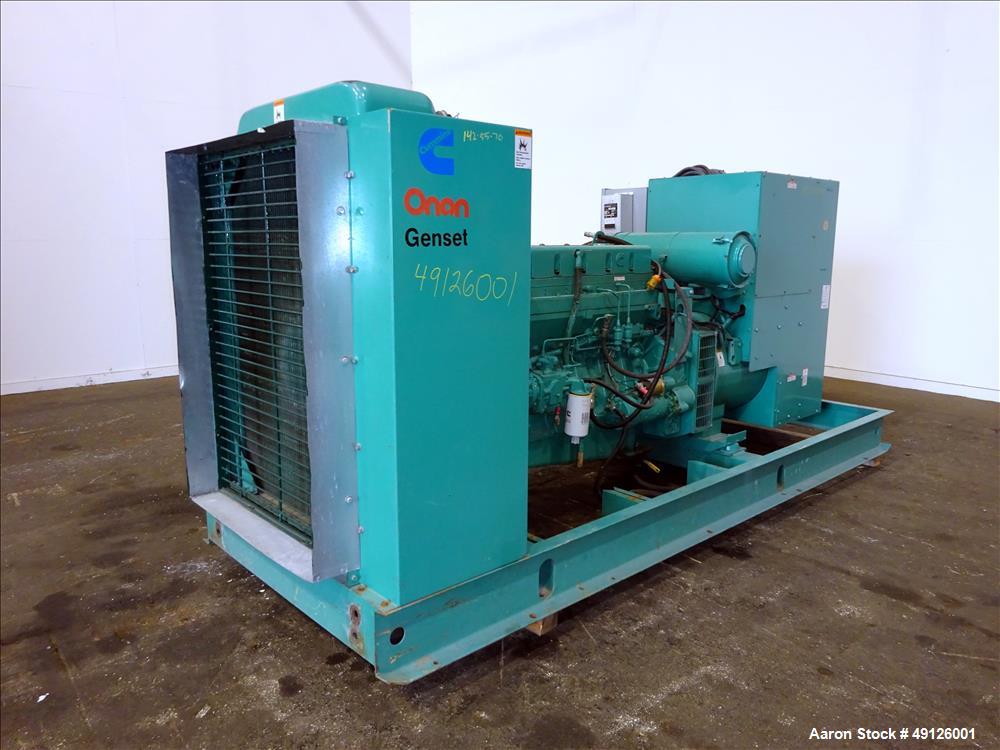 Used Onan 250 kW Standby Diesel Generator Set, Model 250DFAC, SN-L920494533