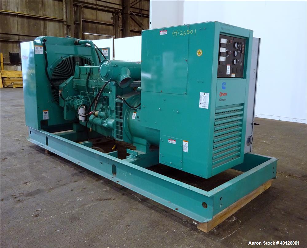 Used Onan 250 kW Standby Diesel Generator Set, Model 250DFAC, SN-L920494533