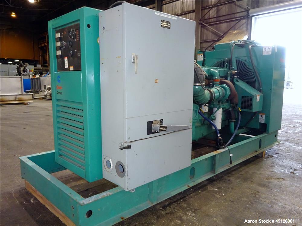Used Onan 250 kW Standby Diesel Generator Set, Model 250DFAC, SN-L920494533