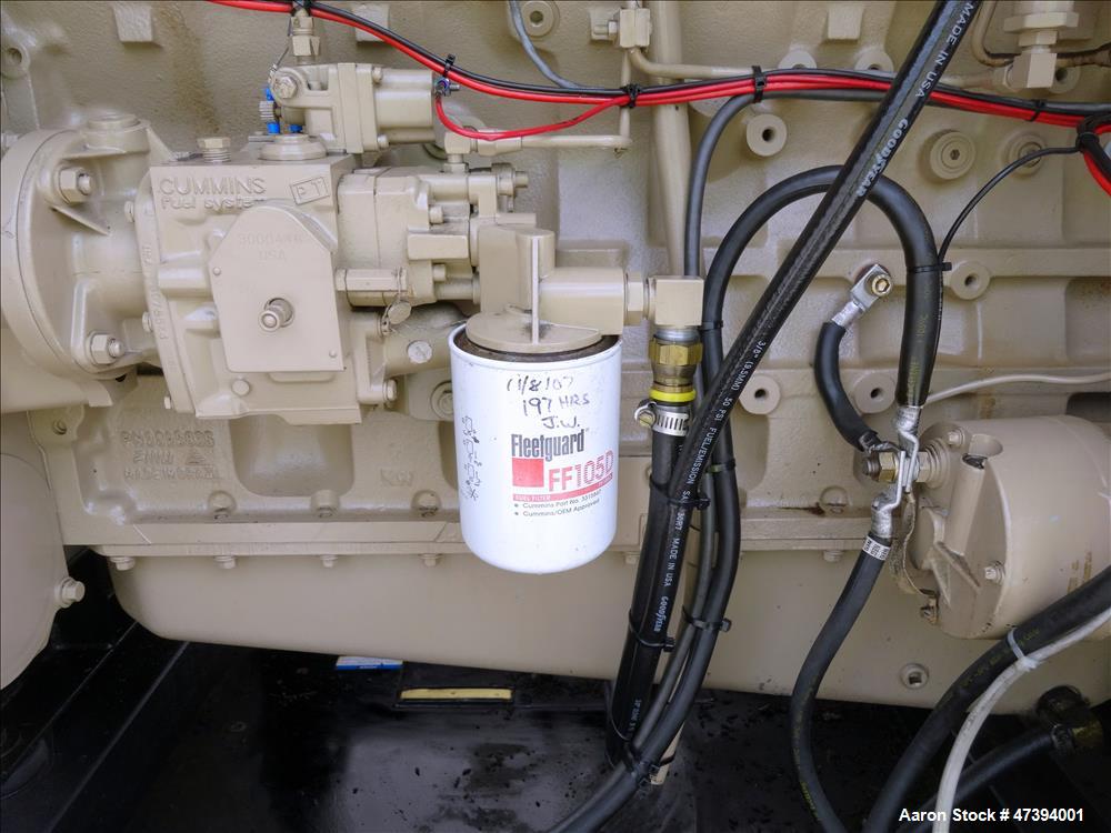 Used Cummins 250 kW standby diesel generator set