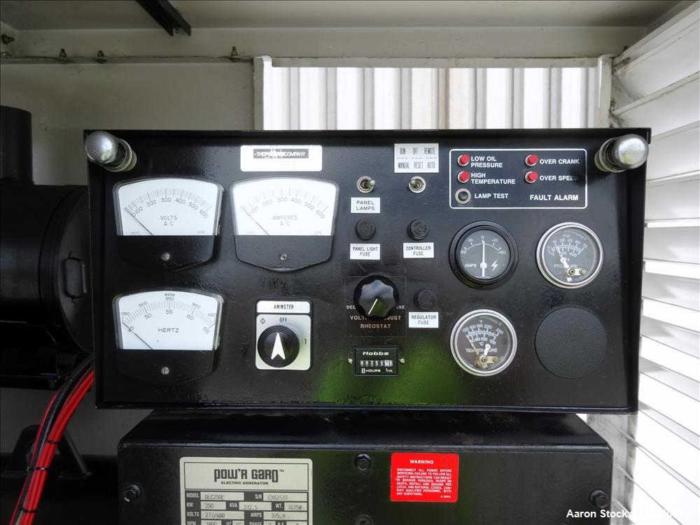 Used Cummins 250 kW standby diesel generator set