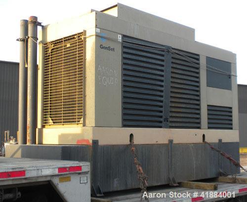 Used Cummins 200 kW standby diesel generator set. Cummins model NT-855-G4 engine, serial# 1161-7668, Rated 375 hp @ 1800 rpm. 3/60/208-240/380-480 volt generator end ID # 200DFBC/38795F. Battery char...