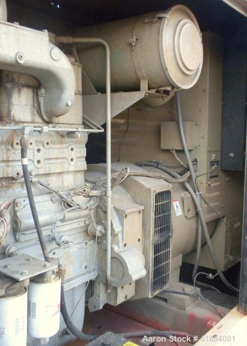 Used Cummins 200 kW standby diesel generator set. Cummins model NT-855-G4 engine, serial# 1161-7668, Rated 375 hp @ 1800 rpm. 3/60/208-240/380-480 volt generator end ID # 200DFBC/38795F. Battery char...
