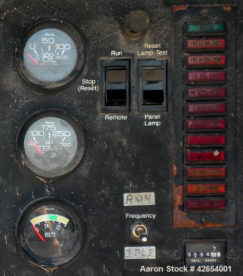 Used Cummins 200kW portable standby diesel generator set.Cummins model NT-855-G4 engine rated 375HP @ 1800 RPM. 3/60/208-240/380-480V. 350 Amp main-line circuit breaker. Weather enclosure with sub-ba...