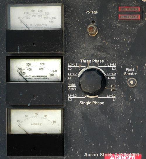 Used Cummins 200kW portable standby diesel generator set.Cummins model NT-855-G4 engine rated 375HP @ 1800 RPM. 3/60/208-240/380-480V. 350 Amp main-line circuit breaker. Weather enclosure with sub-ba...
