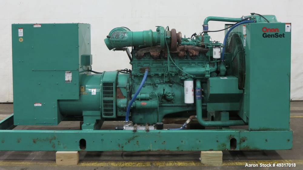 Used Cummins 250 kW Standby (225 kW Prime) Diesel Generator Set