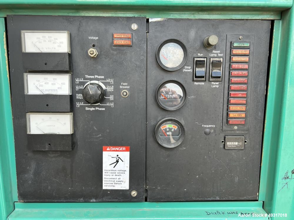 Used Cummins 250 kW Standby (225 kW Prime) Diesel Generator Set
