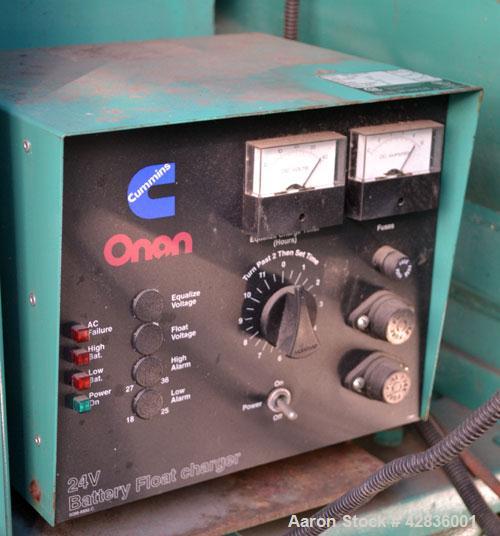Used Cummins / Onan 300 kW standby / 270 kW prime diesel generator set. Model DFCB. Cummins NTA-855-G2 engine rated 465HP @ 1800 RPM SN- 119S9561. 3/60/277-480V, PMG (Permanent Magnet Generator) 12 L...